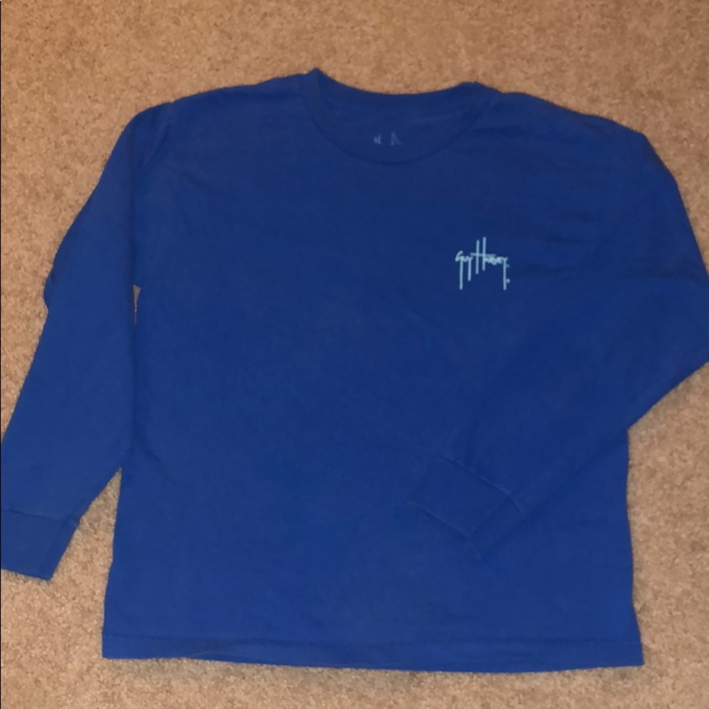 Guy Harvey kids large, dark blue long sleeve